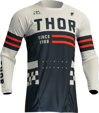 THOR Youth Pulse Combat Jersey - Midnight/White - Medium 2912-2188