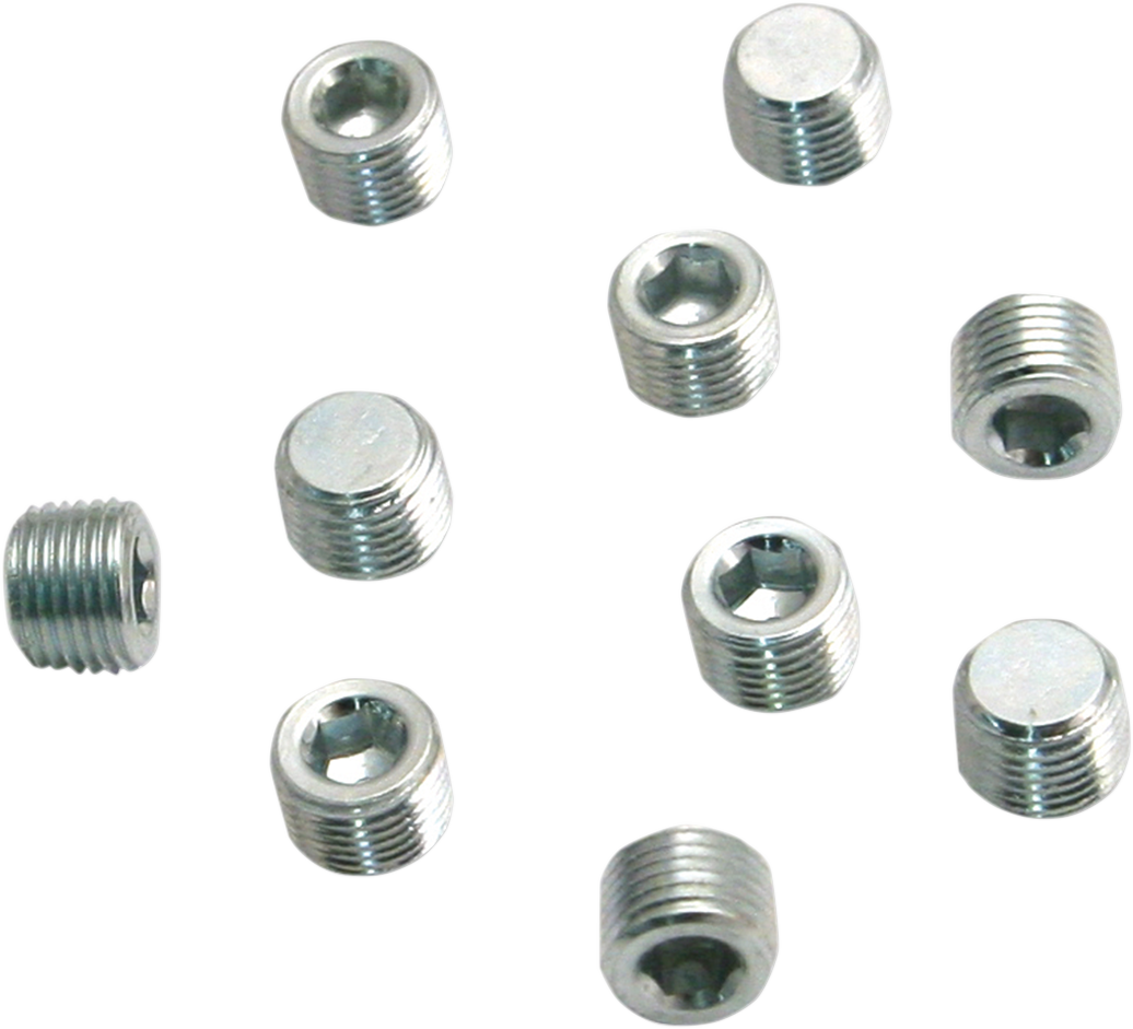 S&S CYCLE Plug - 1/8" NPT - 10 Pack 50-1015