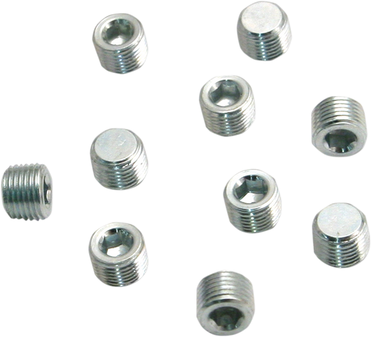 S&S CYCLE Plug - 1/8" NPT - 10 Pack 50-1015