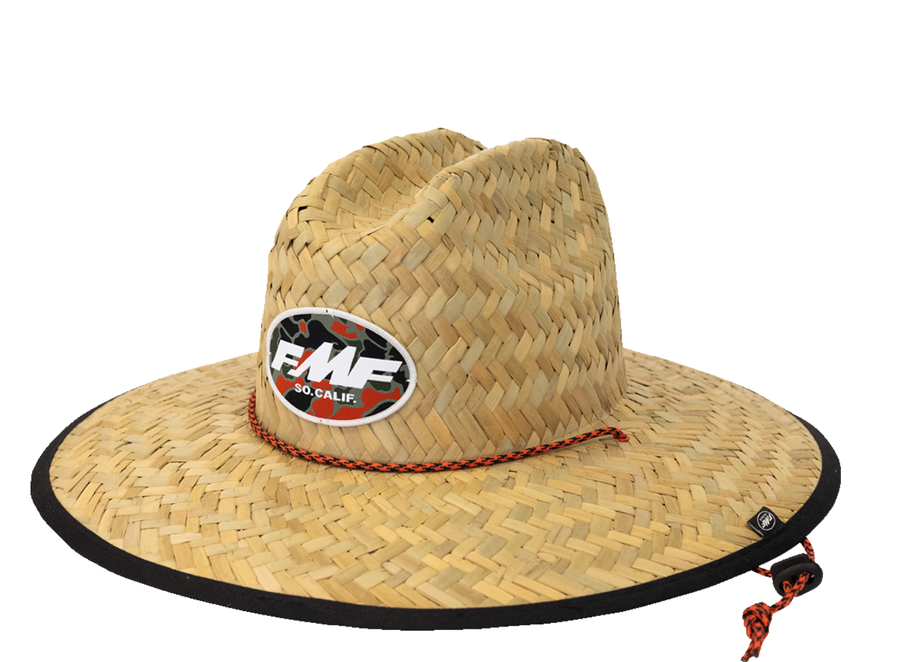 FMF Quack Camo Straw Hat - Natural - One Size SU23193900 2501-4098