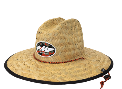 FMF Quack Camo Straw Hat - Natural - One Size SU23193900 2501-4098