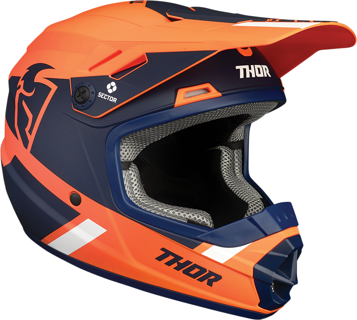 THOR Youth Sector Helmet - Split - MIPS - Orange/Navy - Large 0111-1355