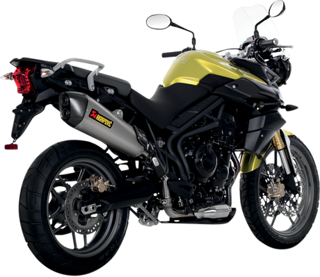 AKRAPOVIC Muffler - Titanium - Tiger 800 2011-2016 S-T800SO1-HZAAT 1811-2489