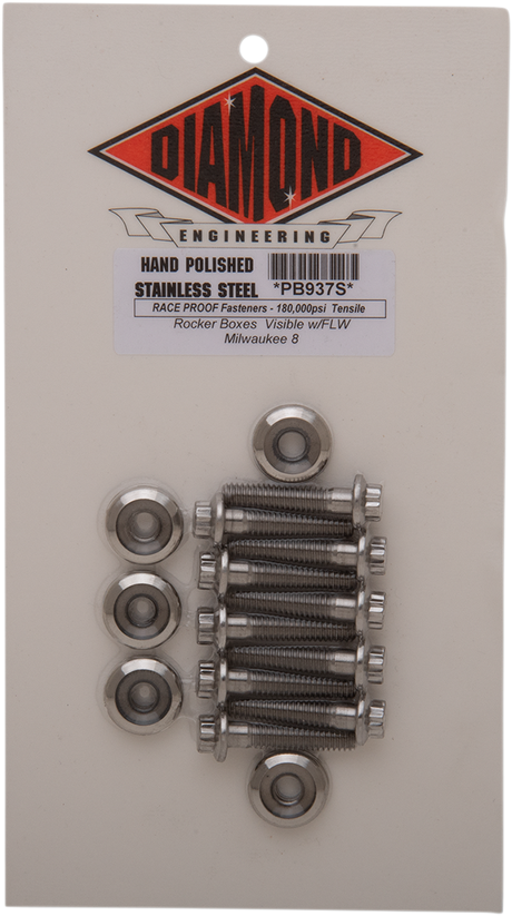 DIAMOND ENGINEERING Bolt Kit - Rocker Cover Only - M8 PB937S