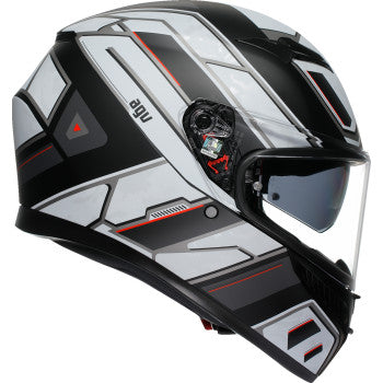 AGV K3 Helmet - Rivia - Matte Black/White - Small 2118381004-019-S