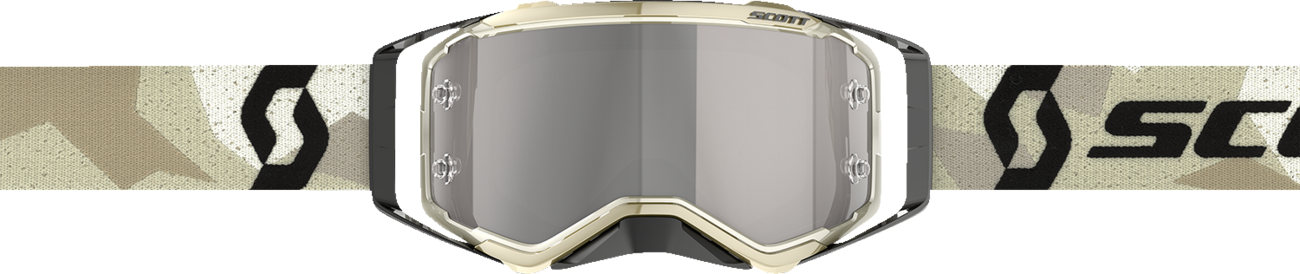 SCOTT Prospect Goggles - Camo Beige/Black - Silver Chrome Works 272821-7431269