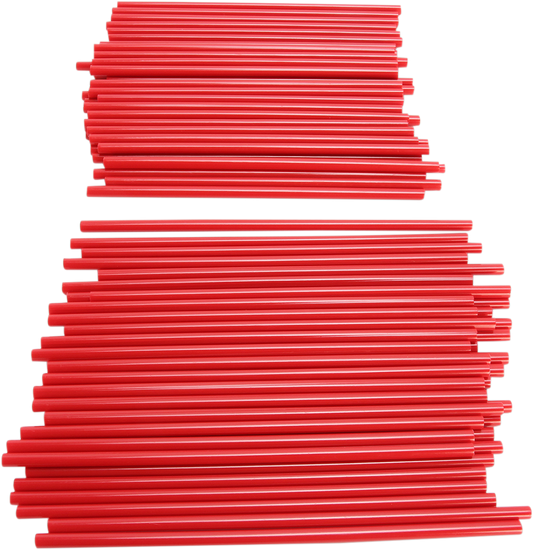 EMGO Spoke Covers - Red - 80 Pack 16-26098