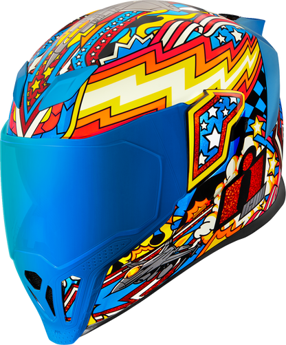 ICON Airflite™ Helmet - Flyboy - Blue - Large 0101-16013