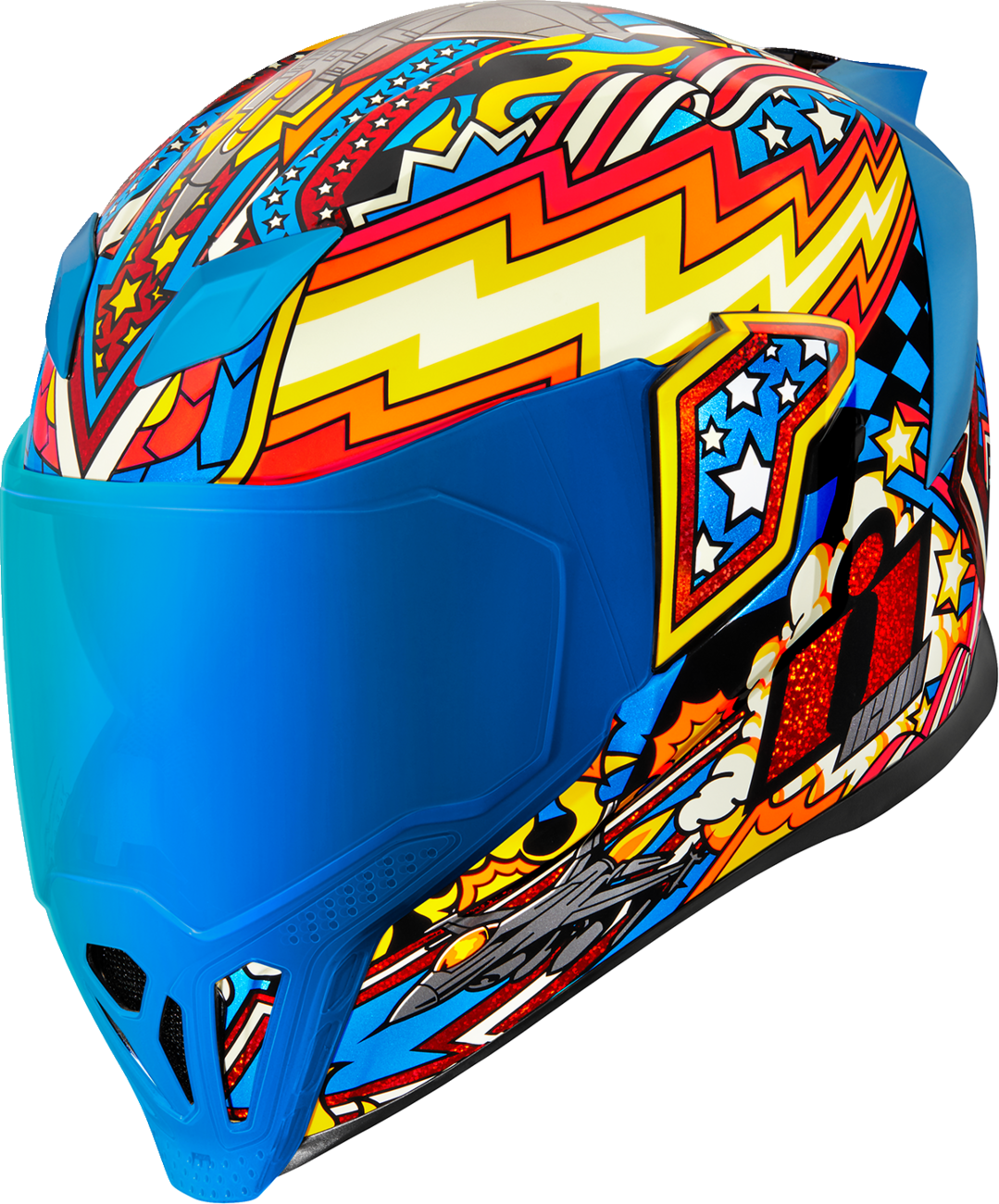 ICON Airflite™ Helmet - Flyboy - Blue - 2XL 0101-16015