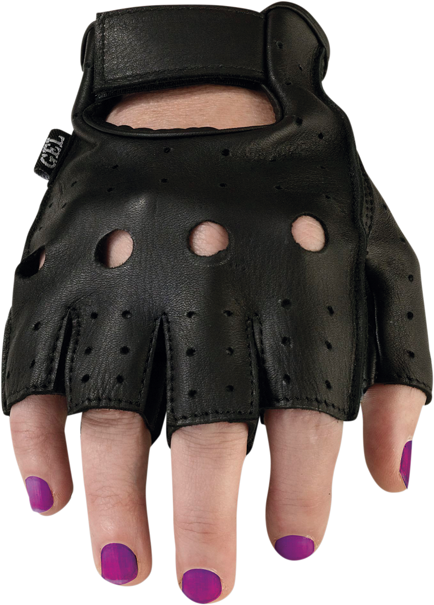 Z1R Women's 243 Half Gloves - Black - XL 3302-0480