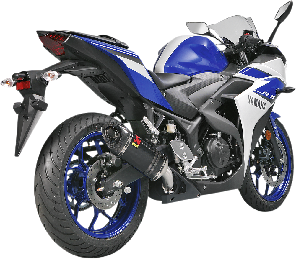 AKRAPOVIC Silenciador de línea deslizante de fibra de carbono Fibra de carbono YZF-R3 2015-2016 S-Y2SO12-HAPC 1811-2914 