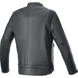ALPINESTARS Dyno Leather Jacket - Black/Ruby Red/Ecru - 4XL 3103924-1316-4X