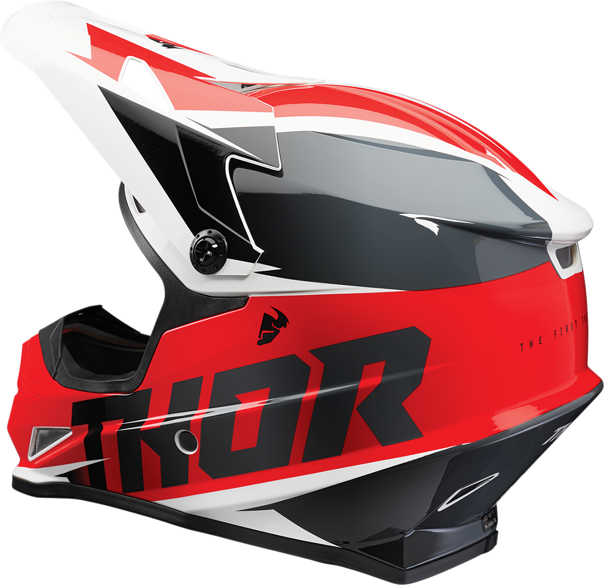 THOR Sector Helmet - Fader - Red/Black - Small 0110-6790