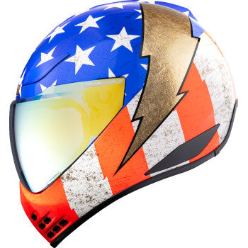 IN STOCK OPEN BOX ICON Domain™ Helmet - Amerikarma - Glory - Medium 0101-18326