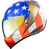 IN STOCK OPEN BOX ICON Domain™ Helmet - Amerikarma - Glory - Medium 0101-18326