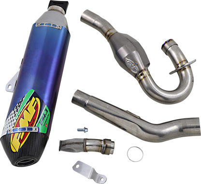 FMF 4.1 RCT Exhaust with MegaBomb - Anodized Titanium KX 450 F/X 2019- 2023  042373 1820-1844