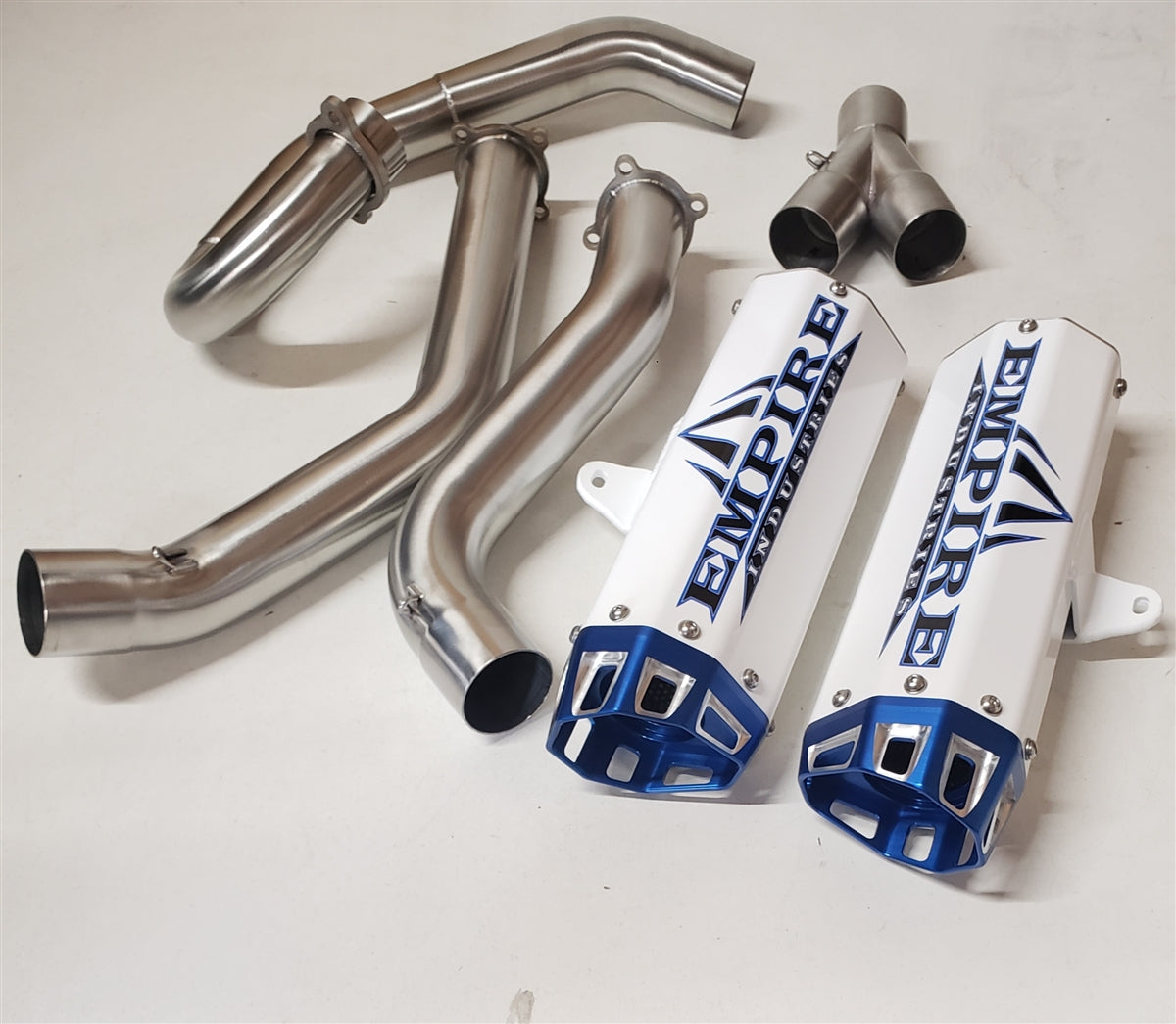 Empire industries 2015+ yamaha raptor 700 big 3 combo dual exhaust (no air box)