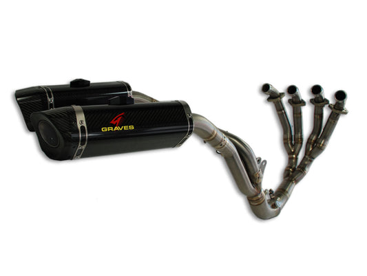 Graves exhaust link r1 full titanium exhaust yamaha r1 2009-2014