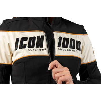 ICON Women's Hella 4™ Jacket - Black - Medium 2822-1678