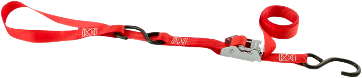 ERICKSON Over-Center Buckle Strap - 1" x 6' - Red 5729