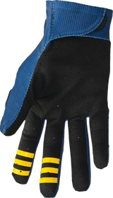 THOR Mainstay Gloves - Roosted - Navy/Lemon - Medium 3330-7305