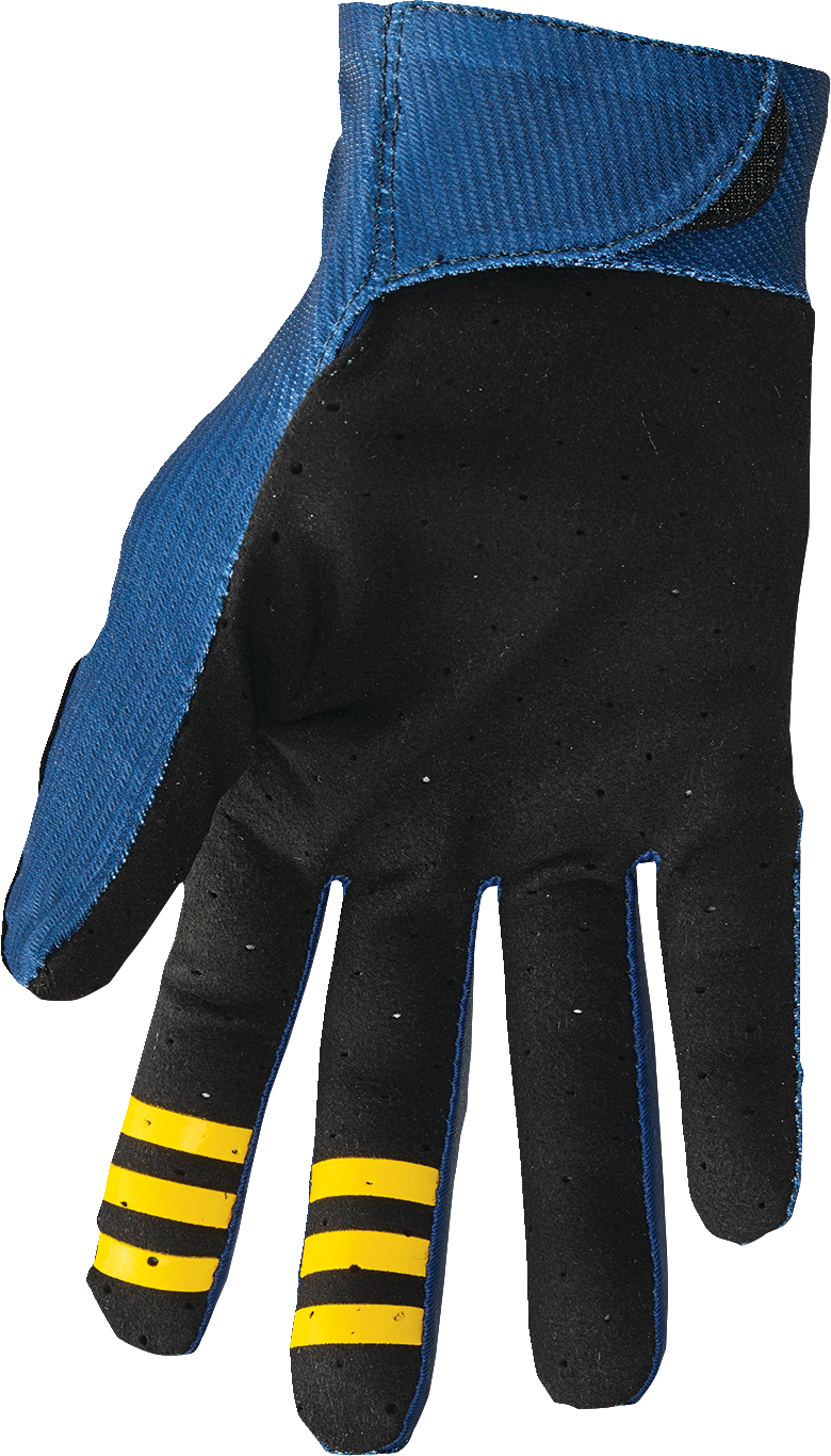 THOR Mainstay Gloves - Roosted - Navy/Lemon - Small 3330-7304