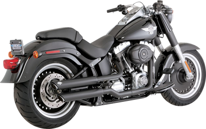 VANCE & HINES 3" Twin Slash Slip-On Mufflers - Black 46343