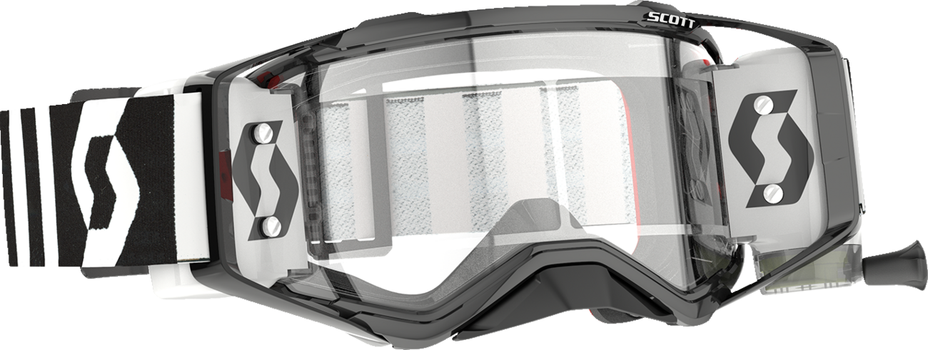 SCOTT Prospect WFS Goggles - Racing Black/White - Clear Works 272822-7432113