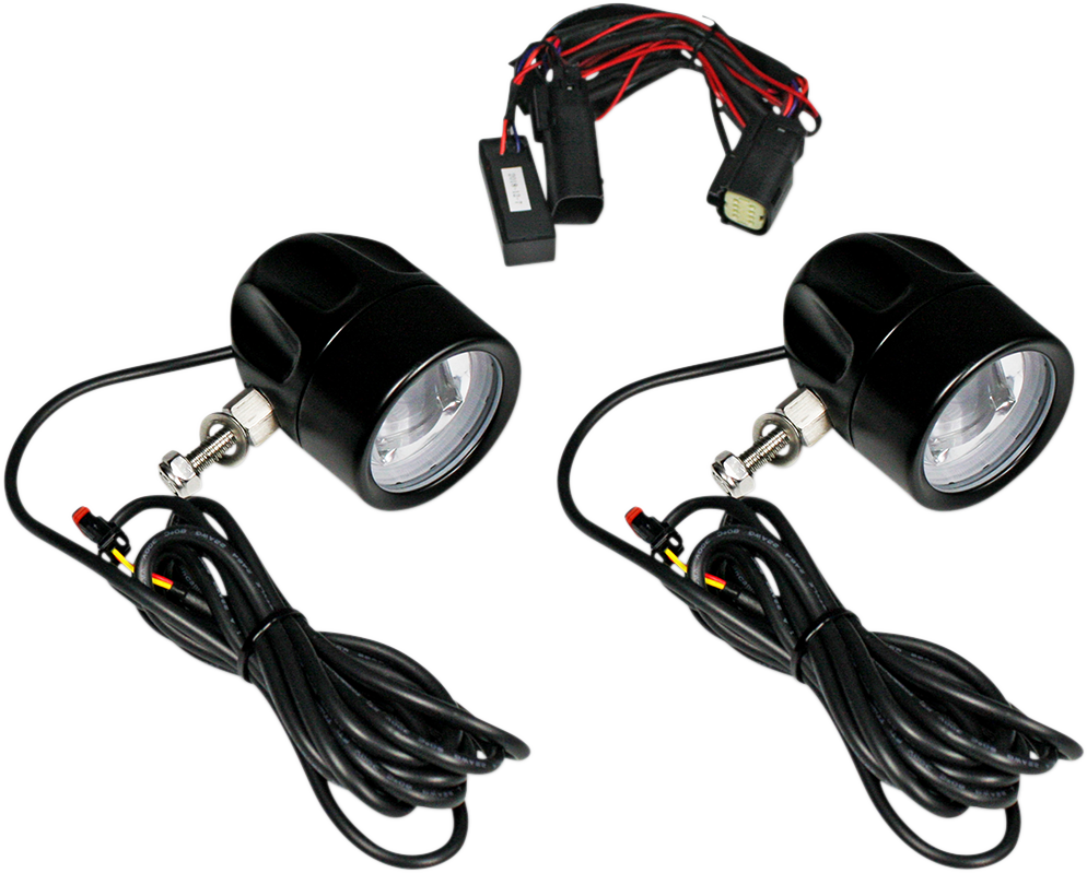 CUSTOM DYNAMICS LED Fog Light - SS6 - Black PB-FOG-SS6-B