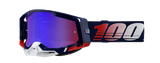 100% Racecraft 2 Goggles - Republic - Red/Blue Mirror 50010-00022