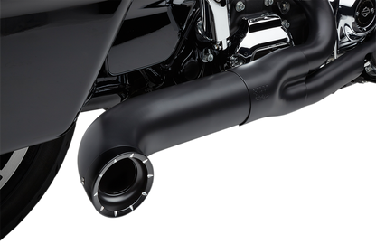 COBRA Turn Out 2-into-1 Exhaust System - Black 6271B-1