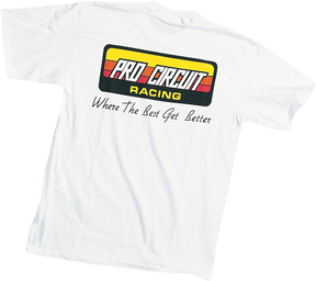 PRO CIRCUIT Original Logo T-Shirt - White - XL PC0118-0140