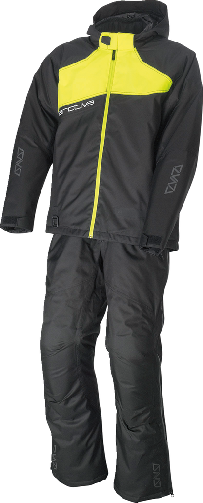 ARCTIVA Pivot 5 Hooded Jacket - Black/Hi-Vis - Medium 3120-2069