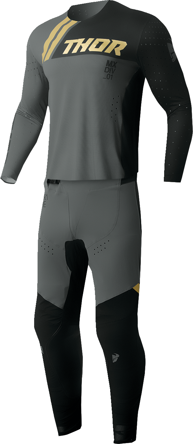 THOR Prime Drive Jersey - Black/Gray - Medium 2910-7467