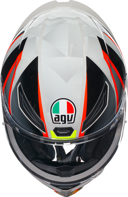 AGV K1 S Helmet - Blipper - Gray/Red - Small 2118394003030S