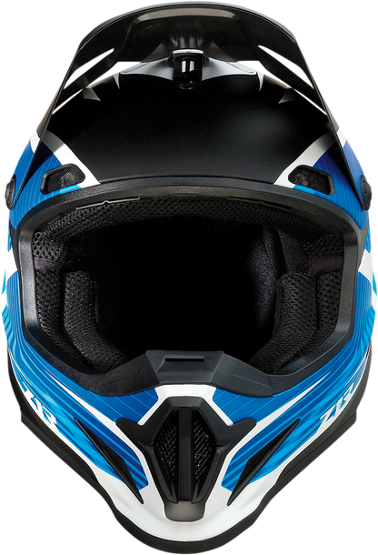 Z1R Rise Helmet - Flame - Blue - XS 0110-7248