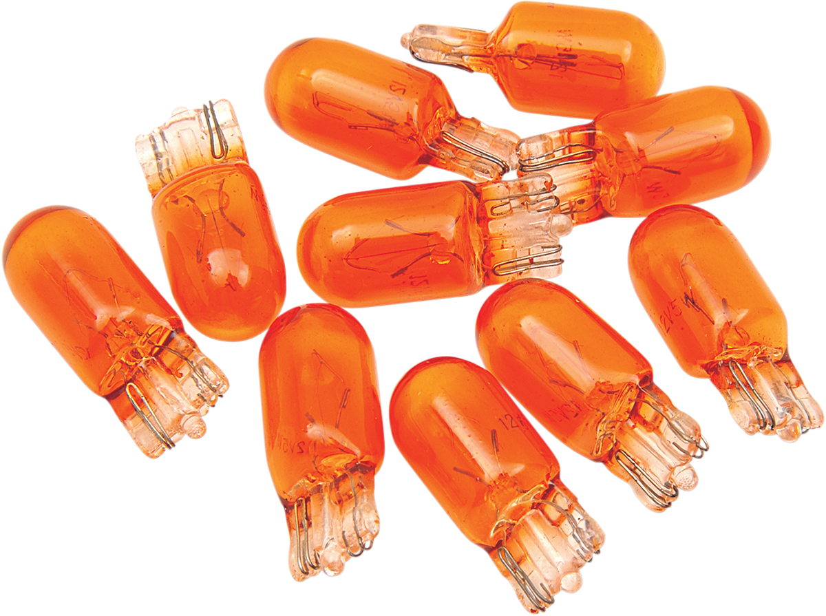 DRAG SPECIALTIES Amber Marker Light Bulbs AD-0913A