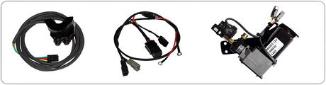 LEGEND SUSPENSION AIR-A Dyna Adjustable AIR Suspension - Black - FXD 1311-0106