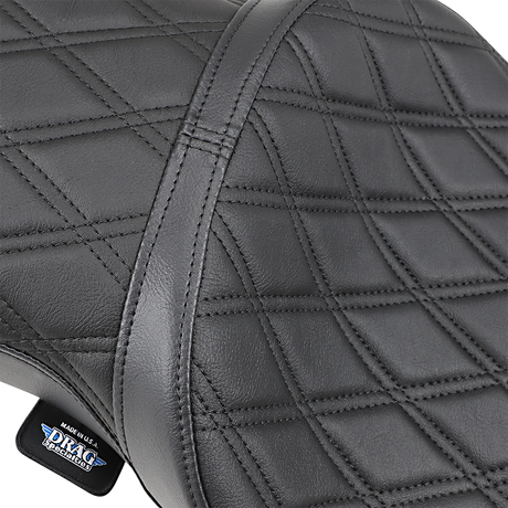 DRAG SPECIALTIES Double Bucket Double Diamond Seat - XL '10+ 0804-0605