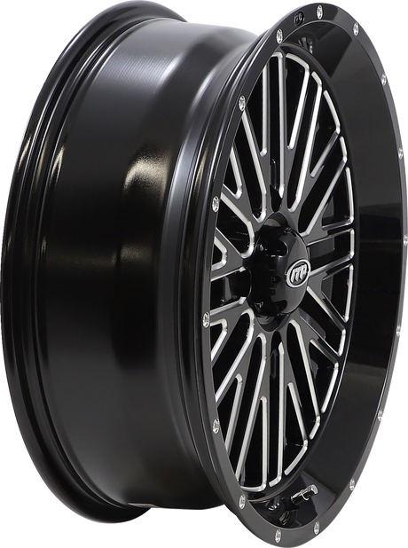 ITP Wheel - Momentum - Front/Rear - Black/Milled - 18x6.5 - 4/137 - 4+2.5 (+10 mm) 1822742731B