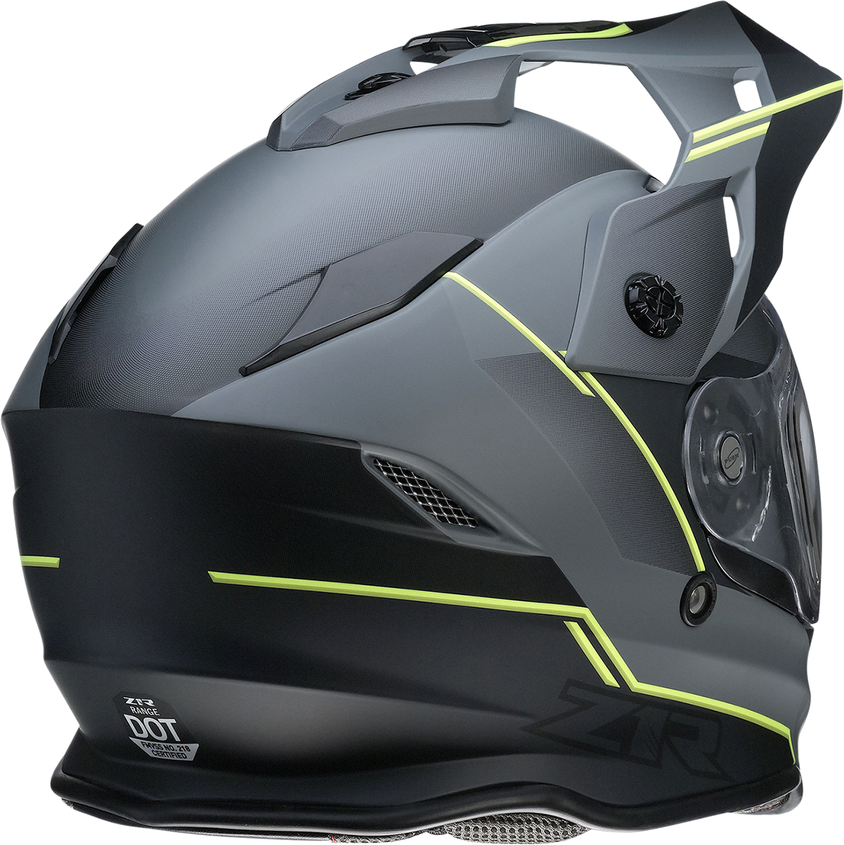 Z1R Range Helmet - Bladestorm - Gray/Black/Hi-Viz Yellow - Small 0101-14066