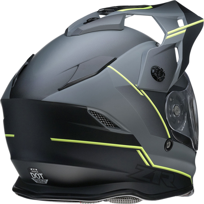 Z1R Range Helmet - Bladestorm - Gray/Black/Hi-Viz Yellow - Small 0101-14066