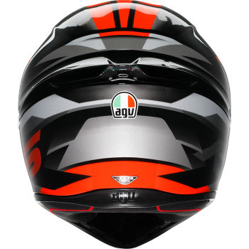 AGV K1 S Helmet - Fastlap - Black/Gray/Red - Small 2118394003-064-S