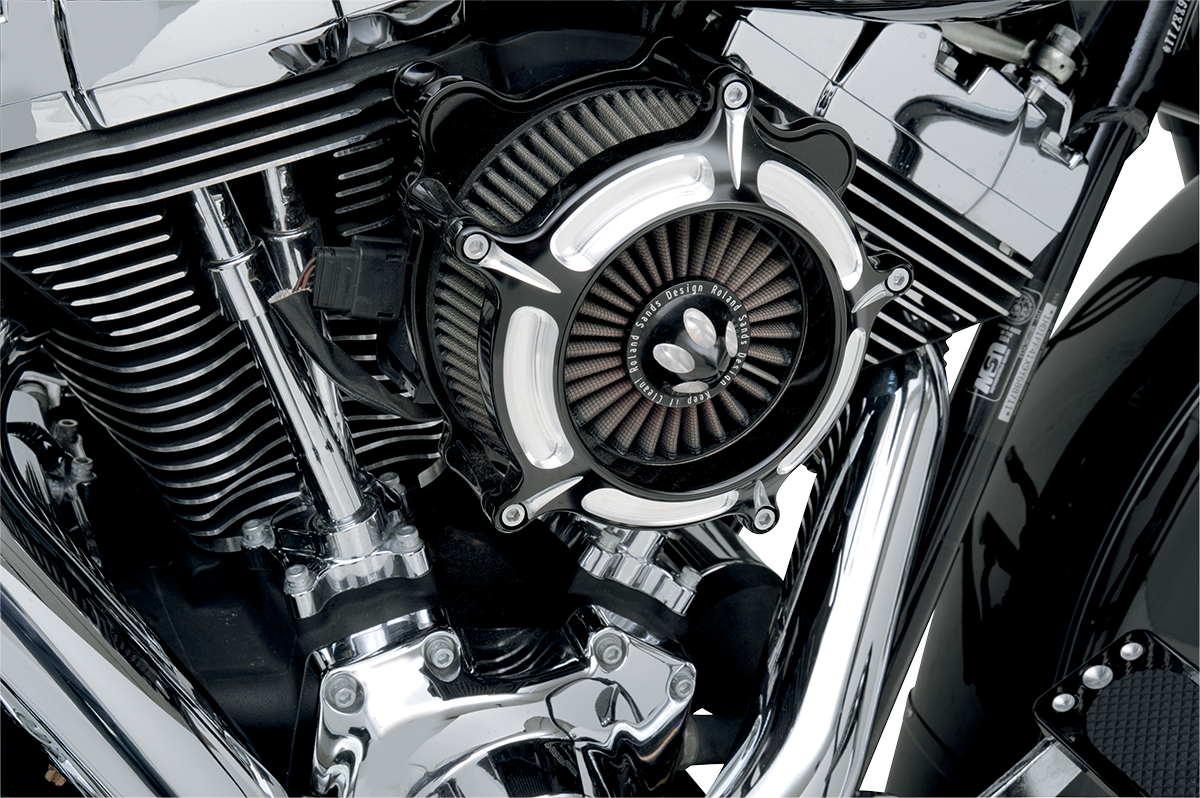 RSD Turbine Air Cleaner - Contrast Cut - Throttle By Wire 0206-2038-BM