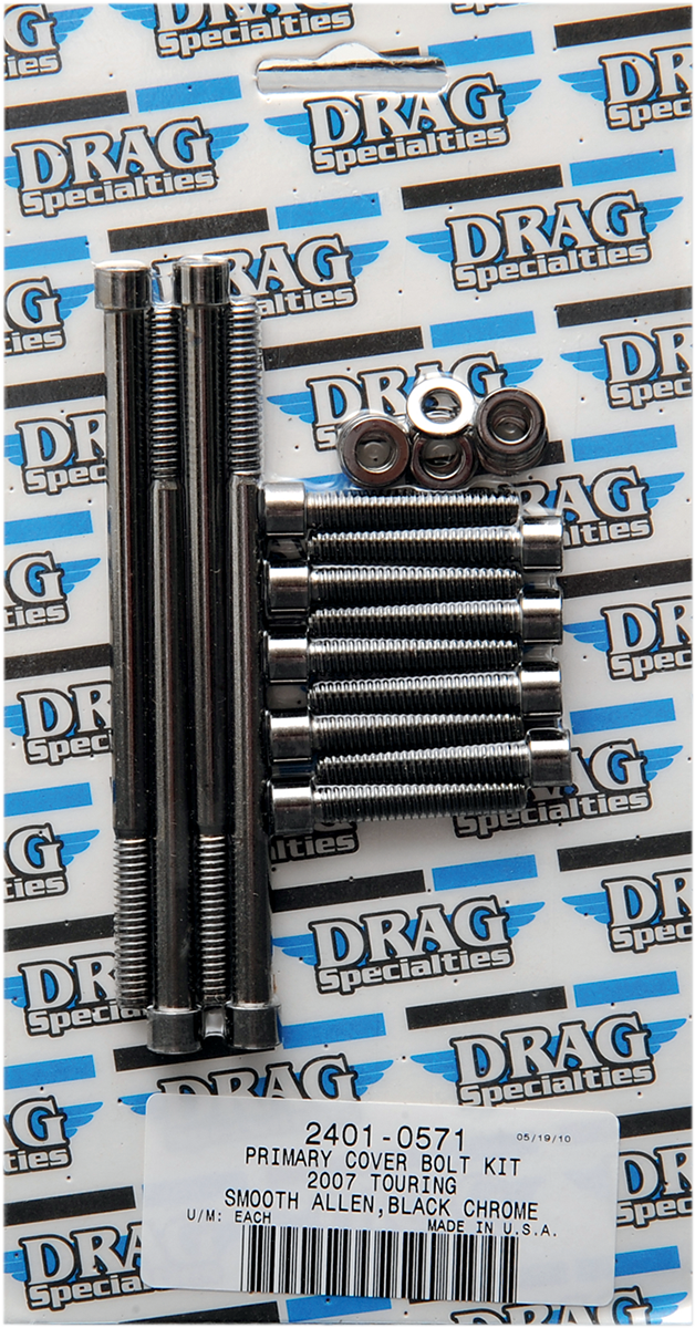 DRAG SPECIALTIES Bolt Kit - Smooth - Primary MK673SBK