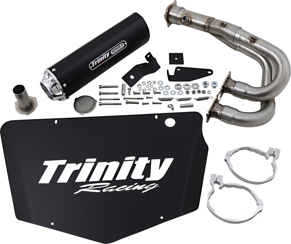 Escape TRINITY RACING Single Stinger - Negro TR-4172F-BK