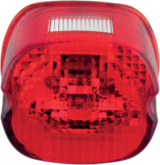 DRAG SPECIALTIES Laydown Taillight Lens - Red 12-0402C