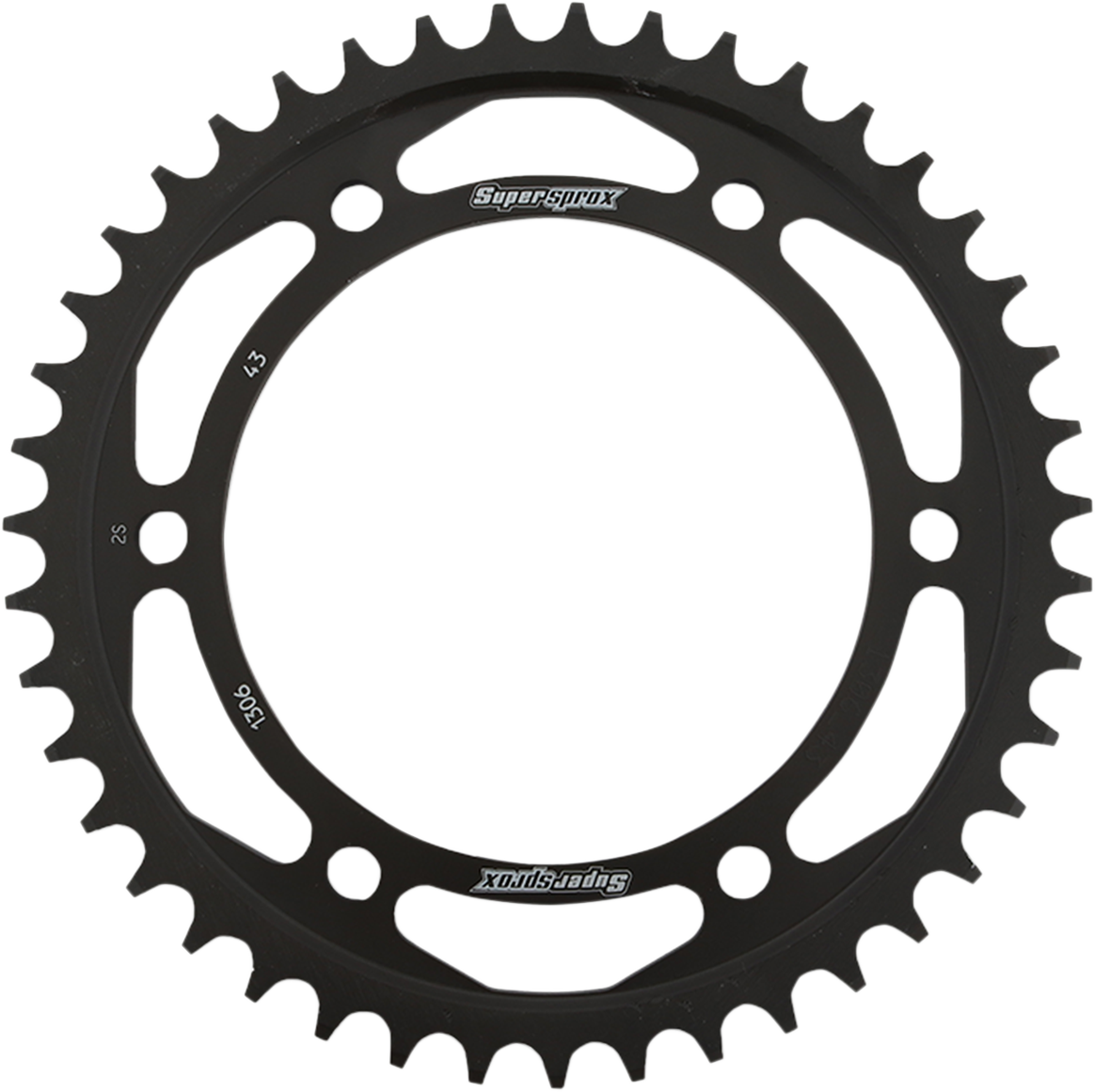 SUPERSPROX Rear Sprocket - 43 Tooth RFE-1306-43-BLK