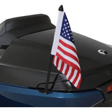 SHOW CHROME Flag Pole - Left - Black - Can-Am RT/F3