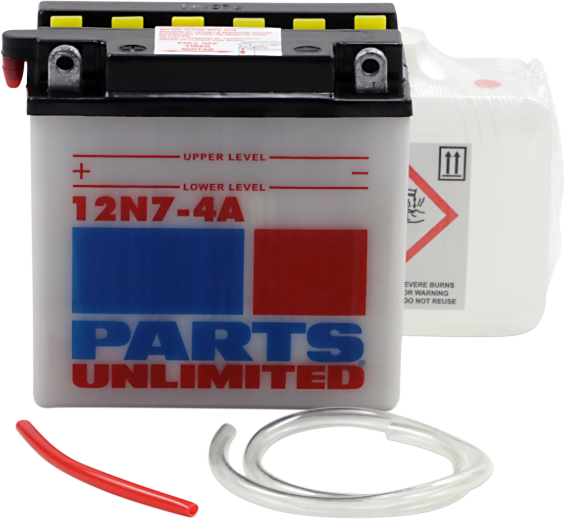 Parts Unlimited Battery - 12n7-4a 12n7-4a-Fp